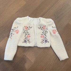 Cozy, floral jacket